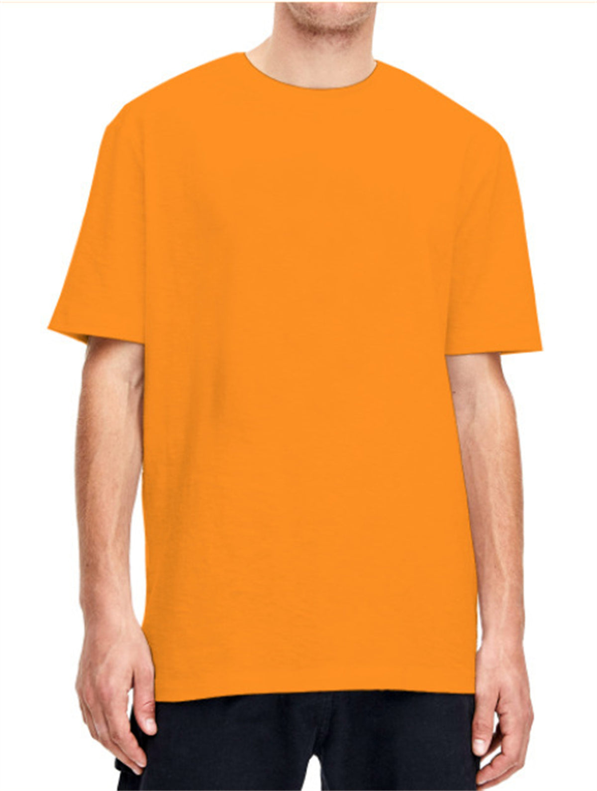 American Size Short Sleeve T-shirt Male Plus