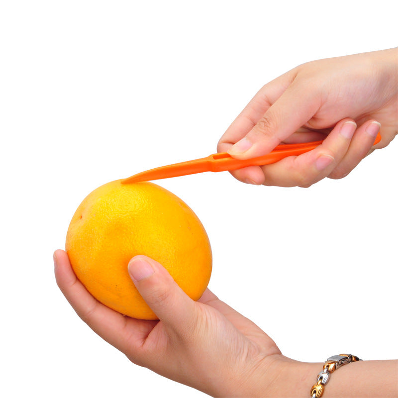 2pcs Plastic peeler orange