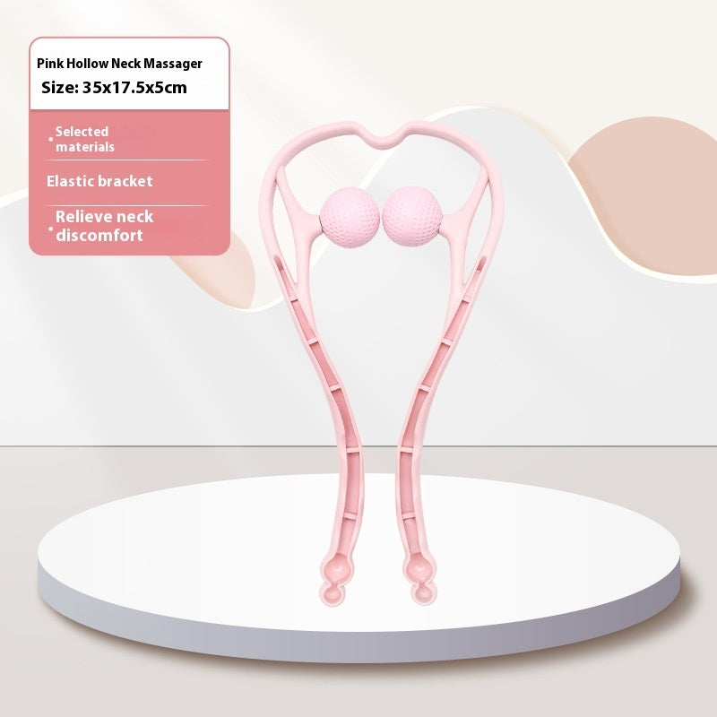 Double Ball Manual Neck Massager Shoulder Neck