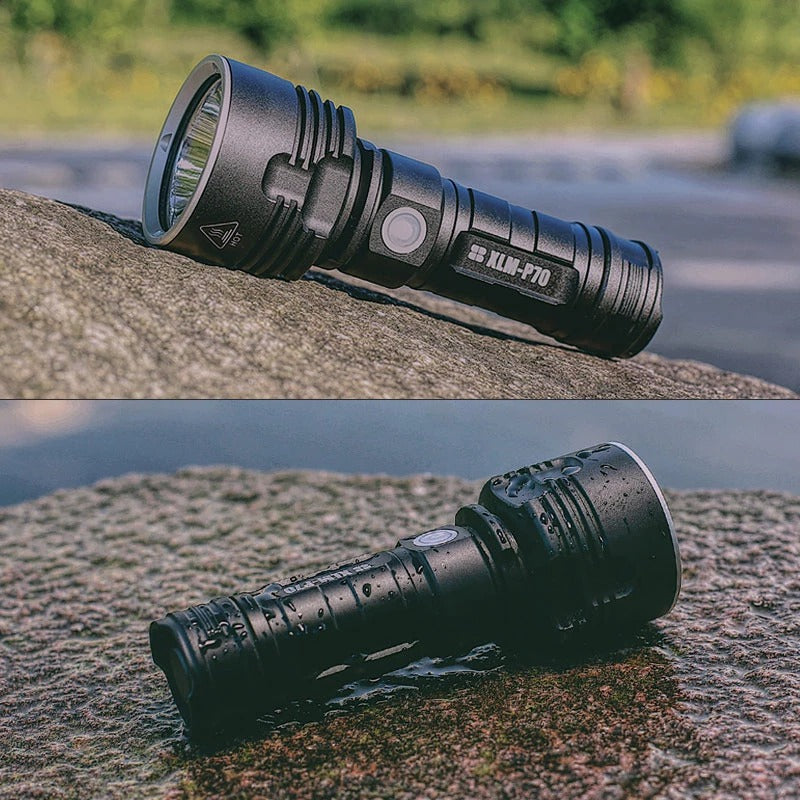 Strong Flashlight Focusing Led Light Rechargeable Super Bright LED Outdoor Xenon Lamp