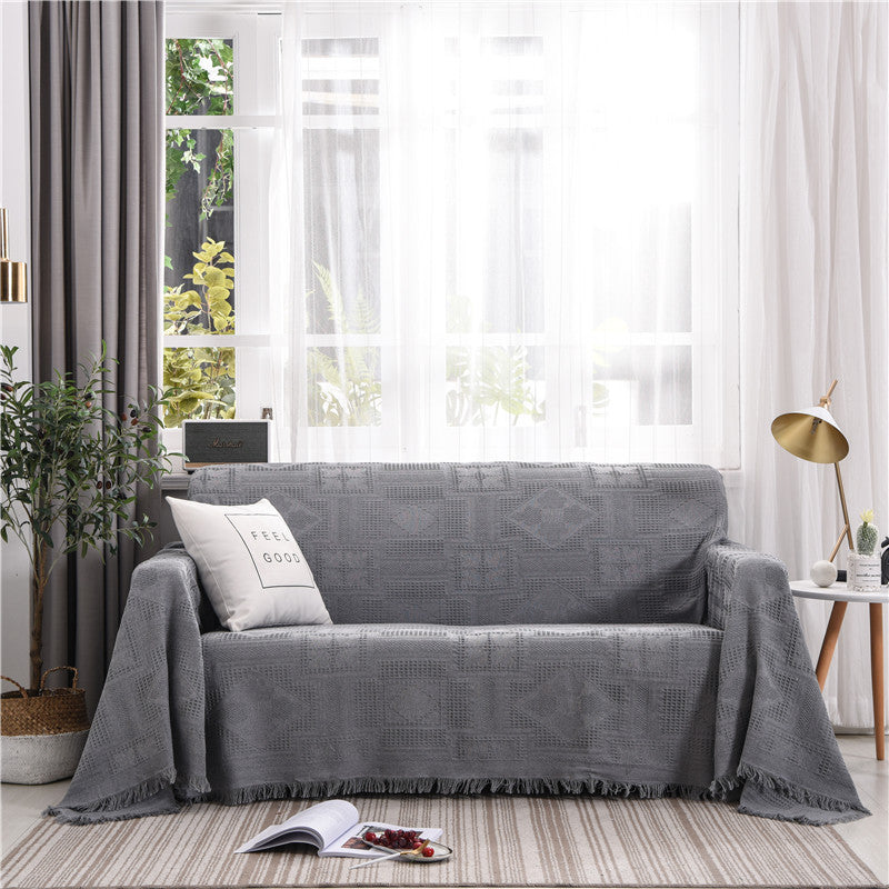 Nordic sofa cover simple sofa towel full cover universal