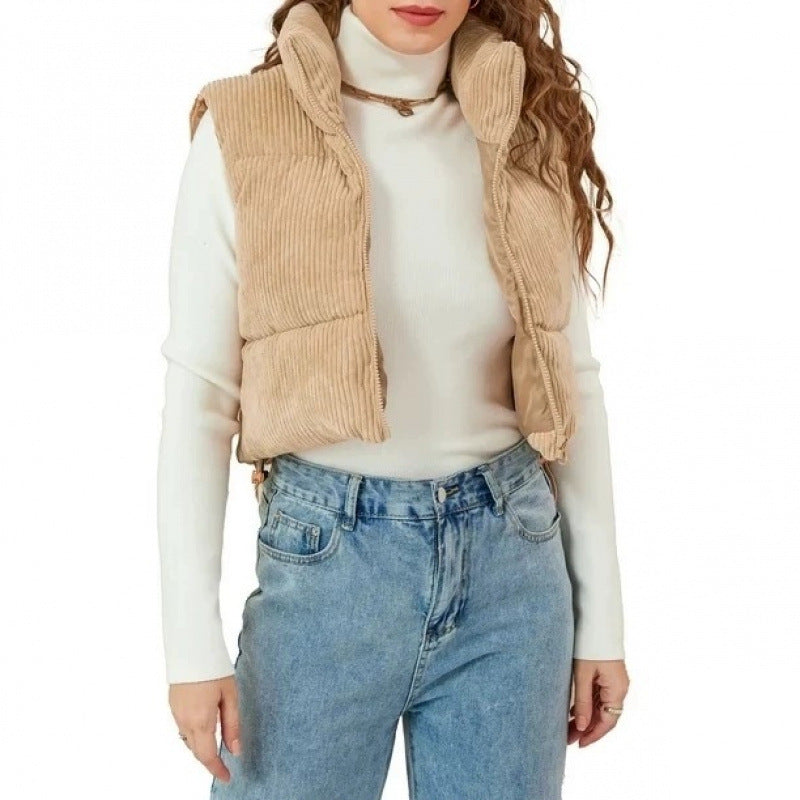 Vest Sleeveless Cotton Coat Jacket Women