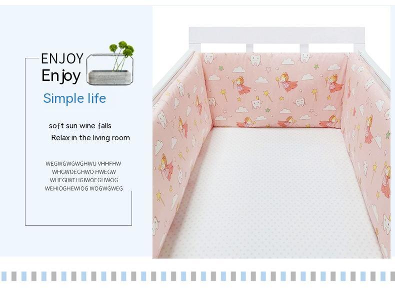Children's Anti-collision Cotton Cloth Bed Fence