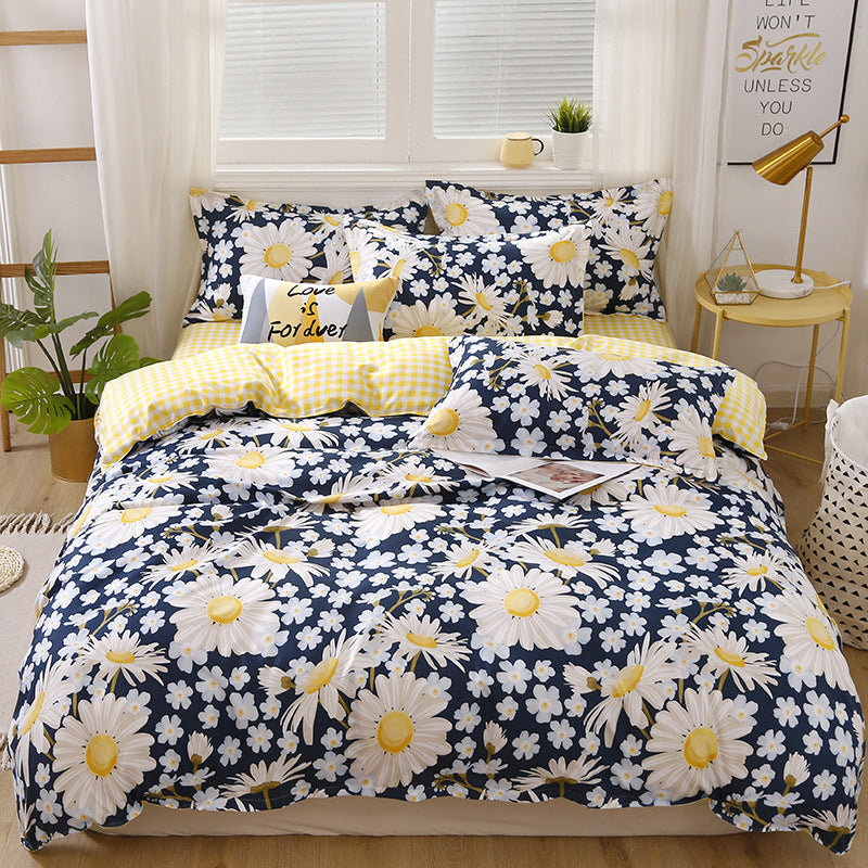 Home Textile Sheets Four-piece Quilt Cover Apartment Dormitory Single