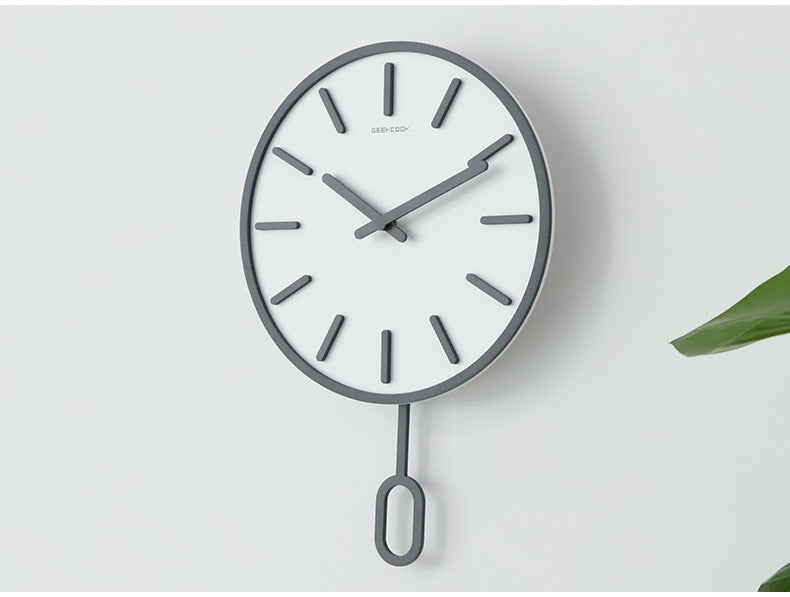 Clock Low Noise Wall Watch Living Room Shop Wall Clock Clock Simple Clock