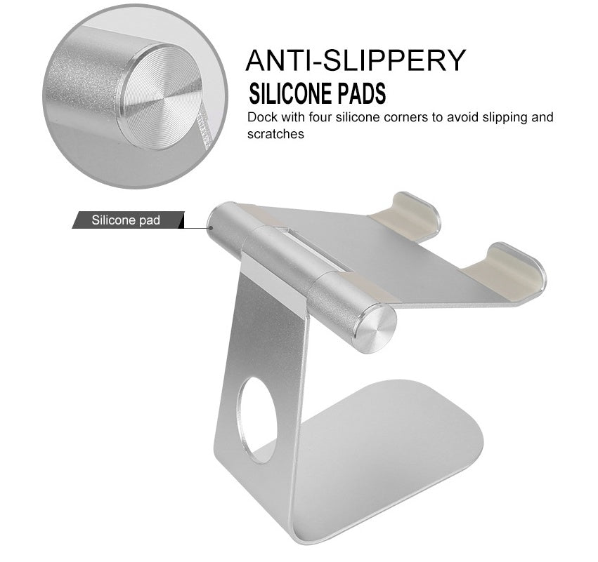 Tablet Stand Holder for iPad - Adjustable Desktop Phone Mount & Accessories