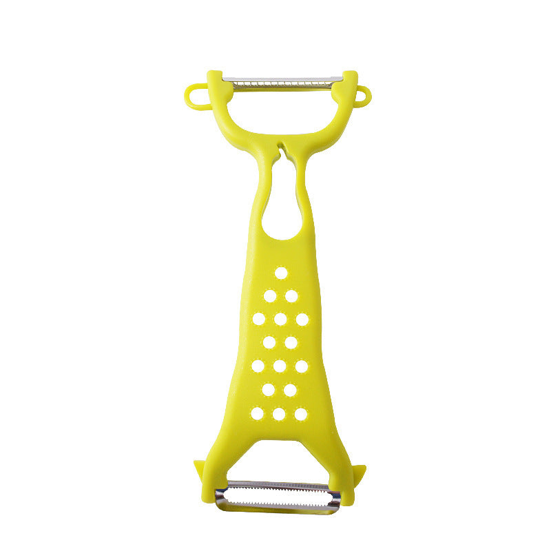 Multifunctional double-head peeler