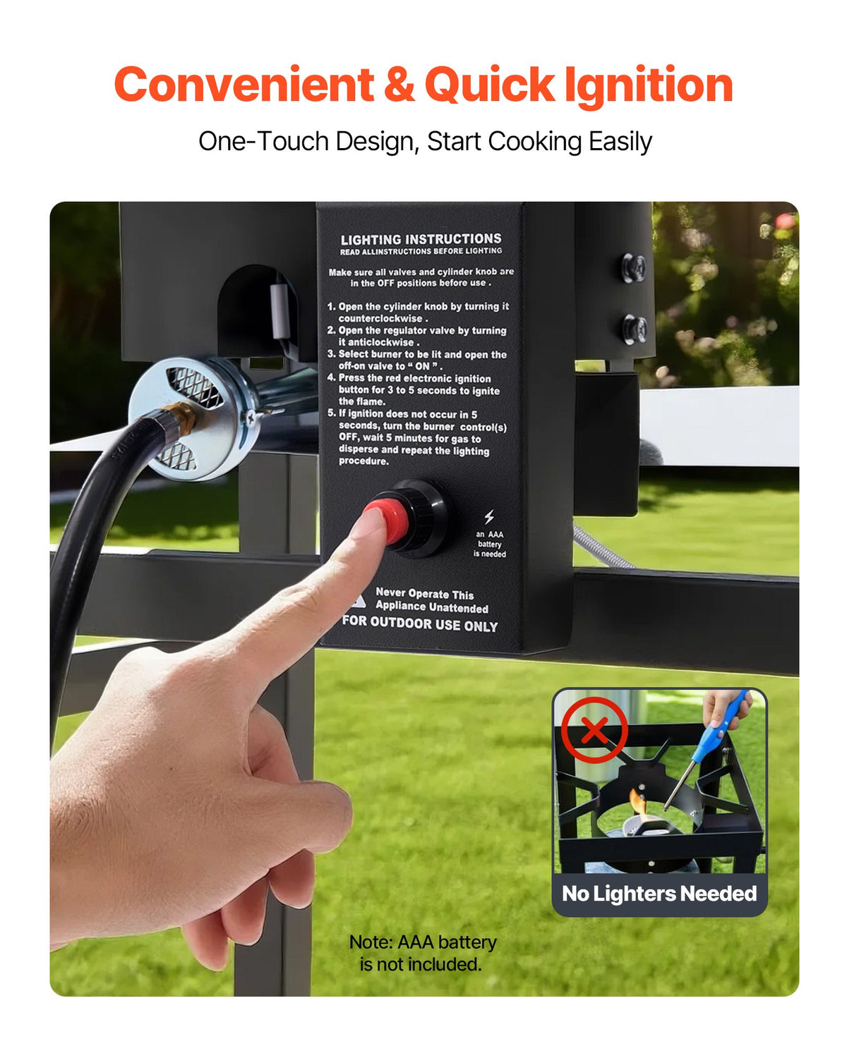 18QT x2 Outdoor Propane Deep Fryer Commercial Cooker Cart With Wheels Two Tank