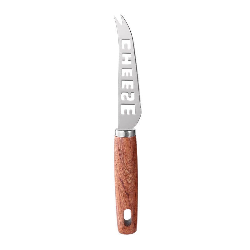 Kitchen Gadget Set Rosewood Bottle Opener Egg Beater Peeler Pizza Shovel Knife Corset Stainless Steel Suit