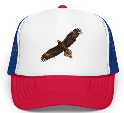 Sponge Hawk Embroidery Baseball Cap