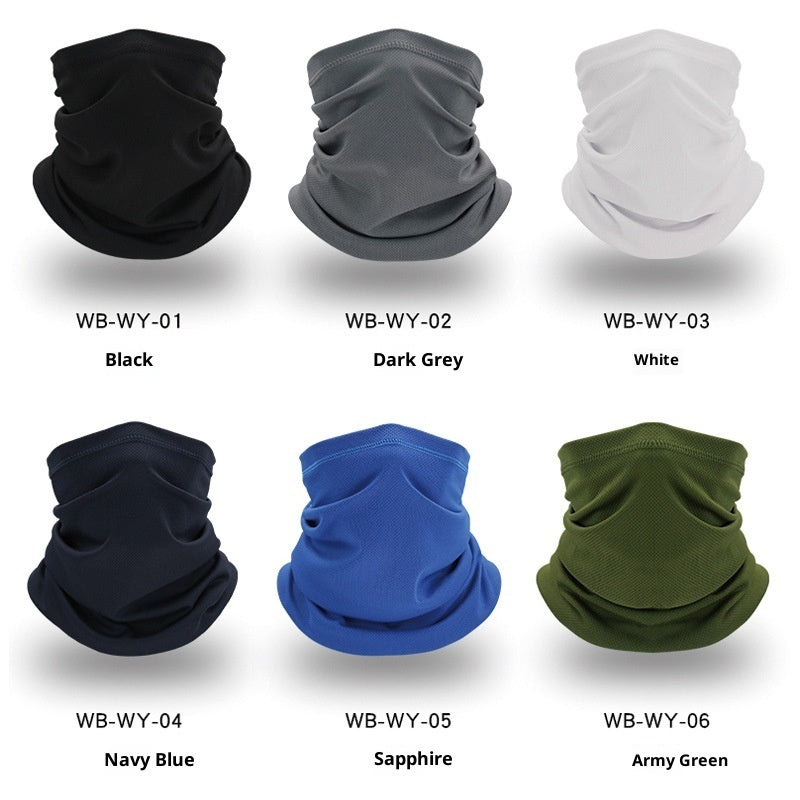 Ice Silk Sun Protection Headscarf Neck Gaiter Outdoor Quick-dry Breathable For Cycling