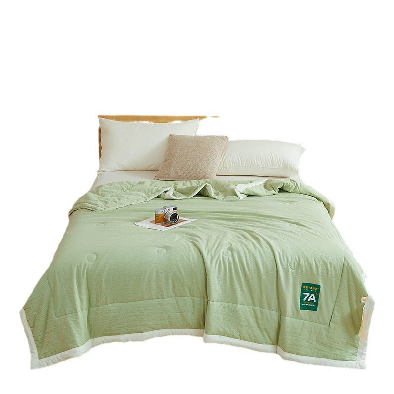 Antibacterial Cotton Summer Quilt - Lightweight & Washable