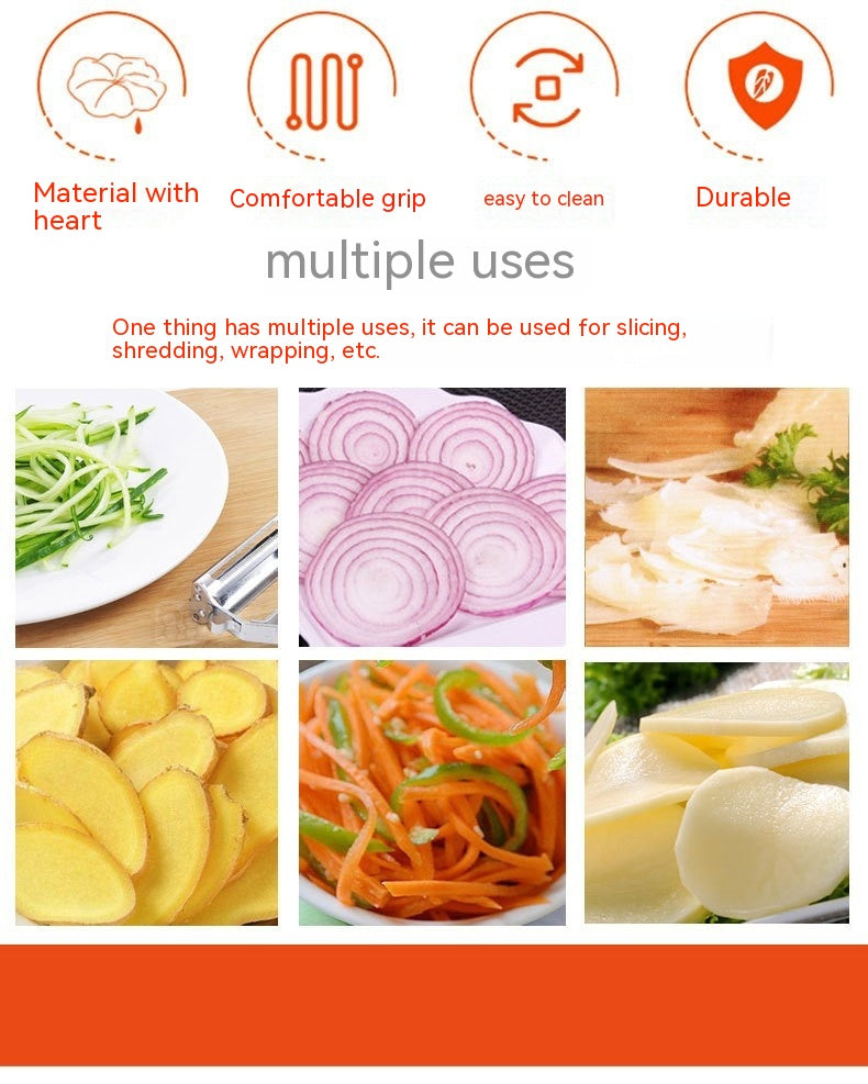 Multi-functional Stainless Steel Peeler Beam Knife Paring Knife Combination