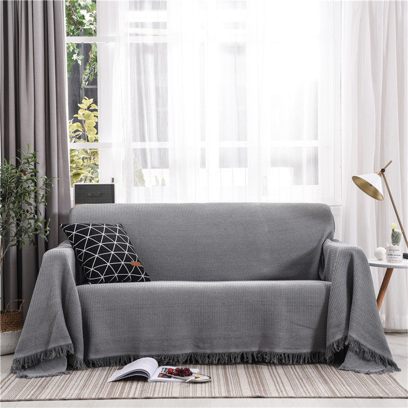 Nordic sofa cover simple sofa towel full cover universal