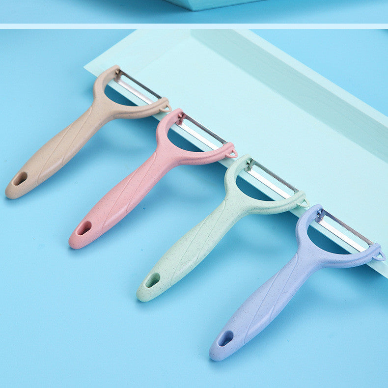 Stainless steel domestic fruit peeler