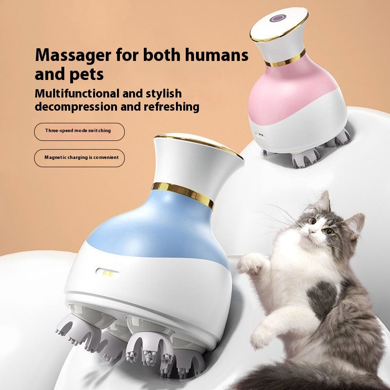 Cat Multi-function Head Massager Decompression Instrument
