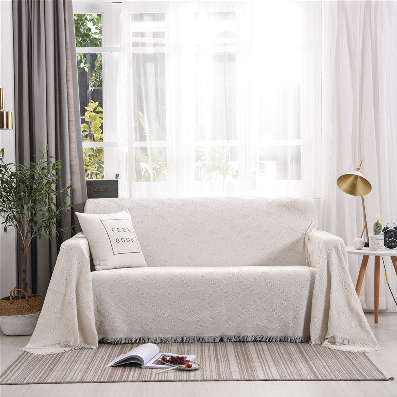 Nordic sofa cover simple sofa towel full cover universal