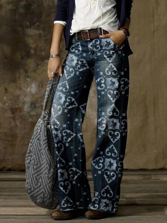 Plus Size Women's Casual Pants Thin Wide Leg Pants