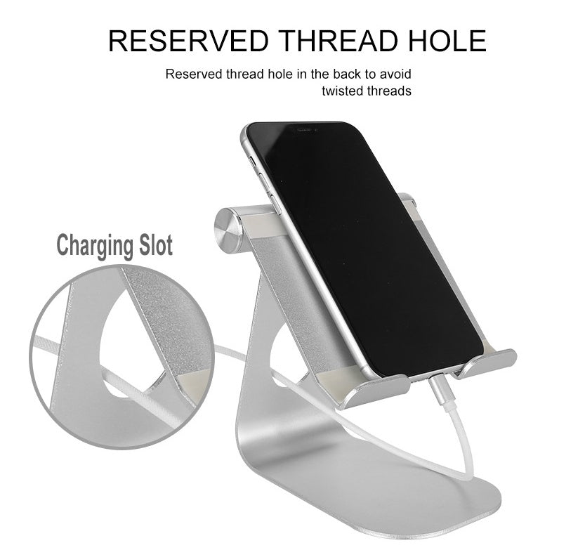 Tablet Stand Holder for iPad - Adjustable Desktop Phone Mount & Accessories