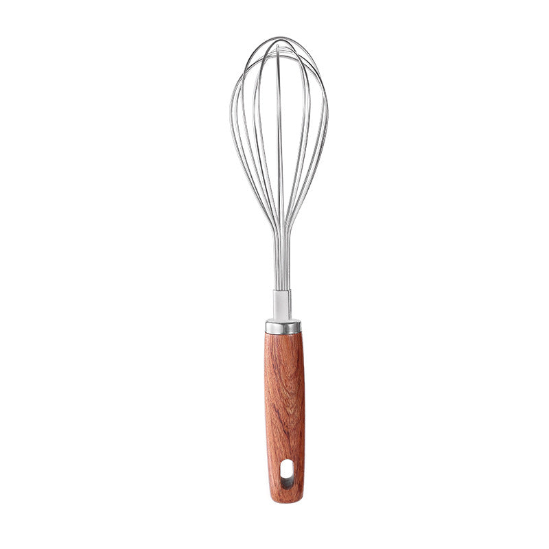 Kitchen Gadget Set Rosewood Bottle Opener Egg Beater Peeler Pizza Shovel Knife Corset Stainless Steel Suit