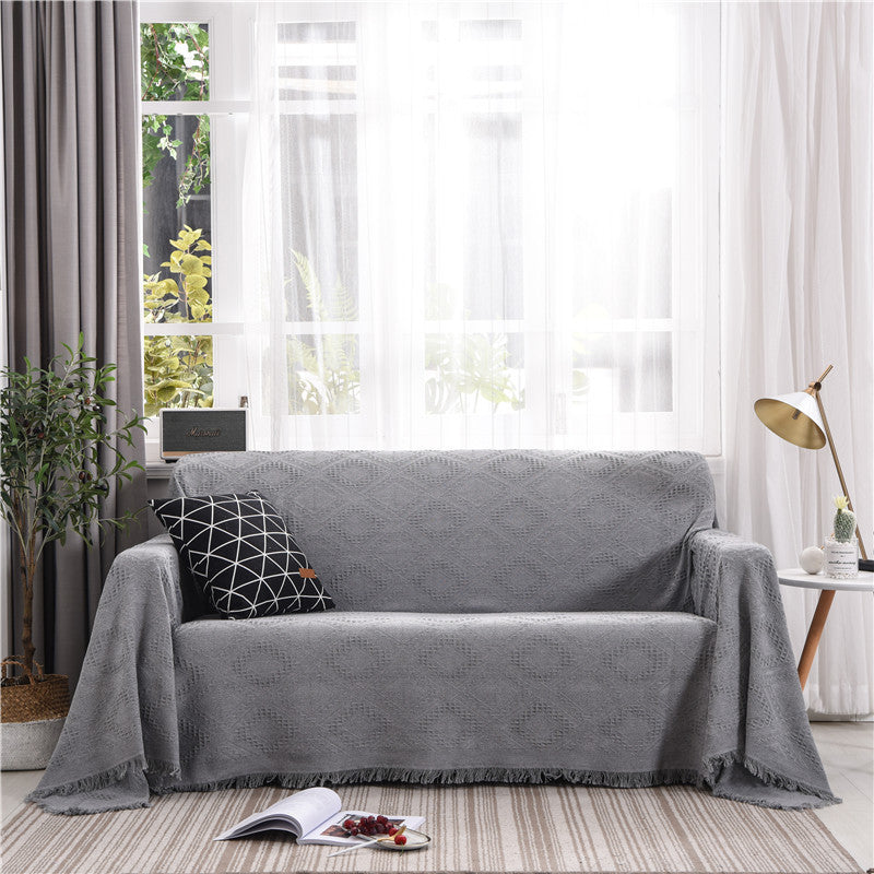 Nordic sofa cover simple sofa towel full cover universal