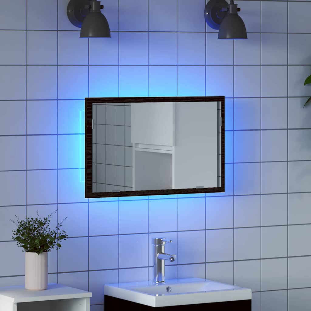 LED bathroom mirror 60x8, acrylic LED bathroom mirror 60x8, acrylic