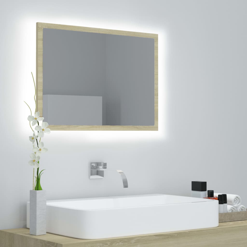 LED bathroom mirror 60x8, acrylic LED bathroom mirror 60x8, acrylic