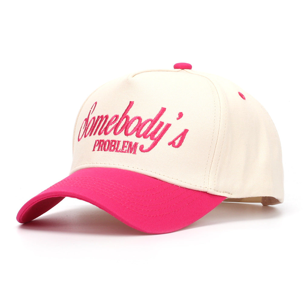 Breathable Sun Visor Cap With English Letters