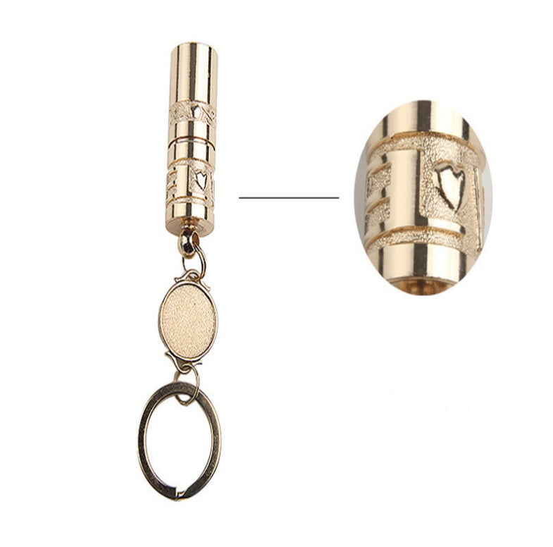 Outdoor emergency light waterproof mini portable LED flashlight keychain