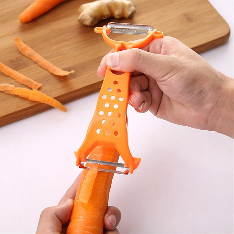 Multifunctional double-head peeler