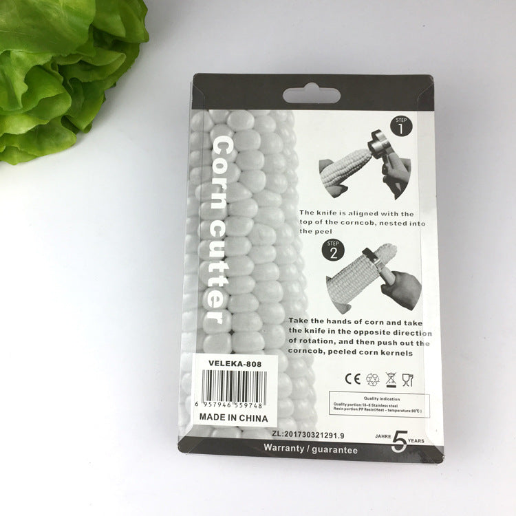 Labor Saving Stainless Steel Corn Peeler Creative Corn Planer Peeler Thresher