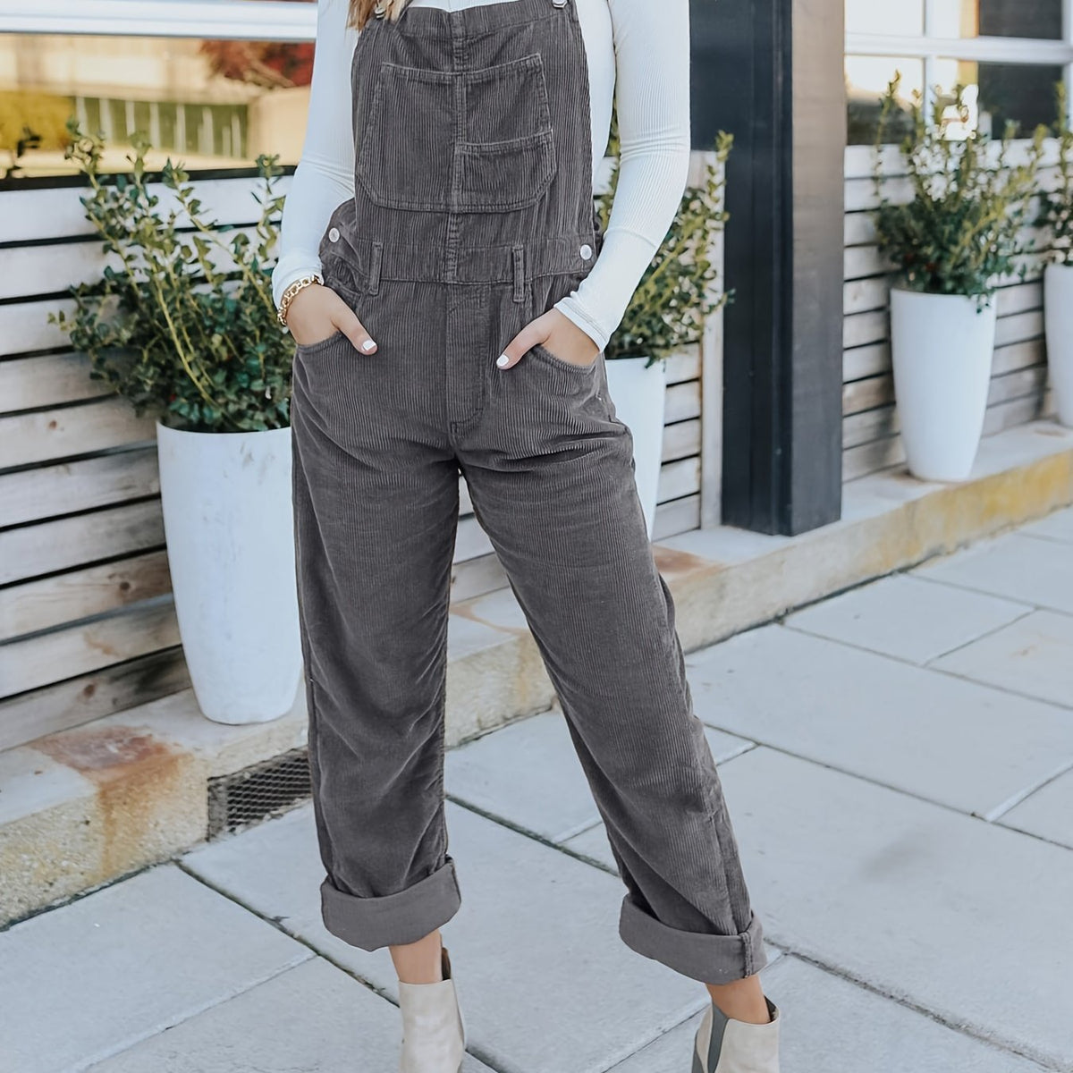 Fashion Casual Loose Denim Trousers