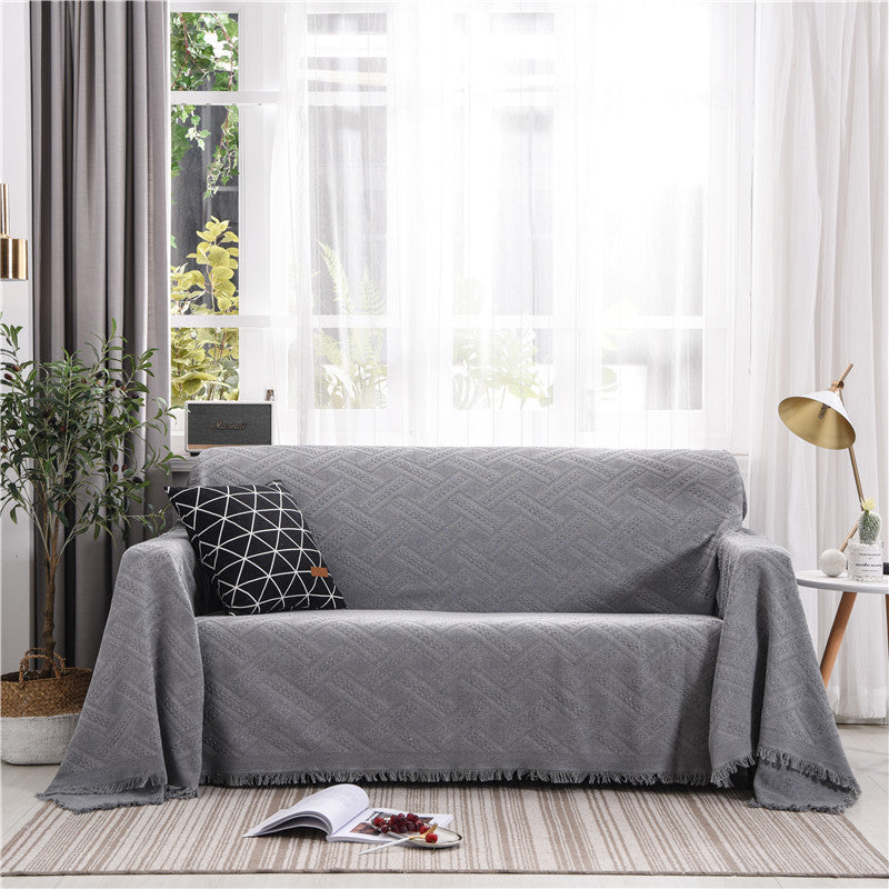Nordic sofa cover simple sofa towel full cover universal