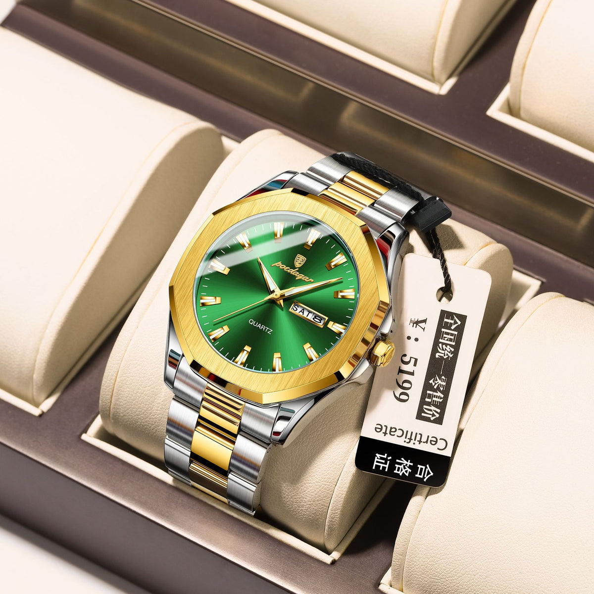 Men's Steel Strap Quartz Watch
