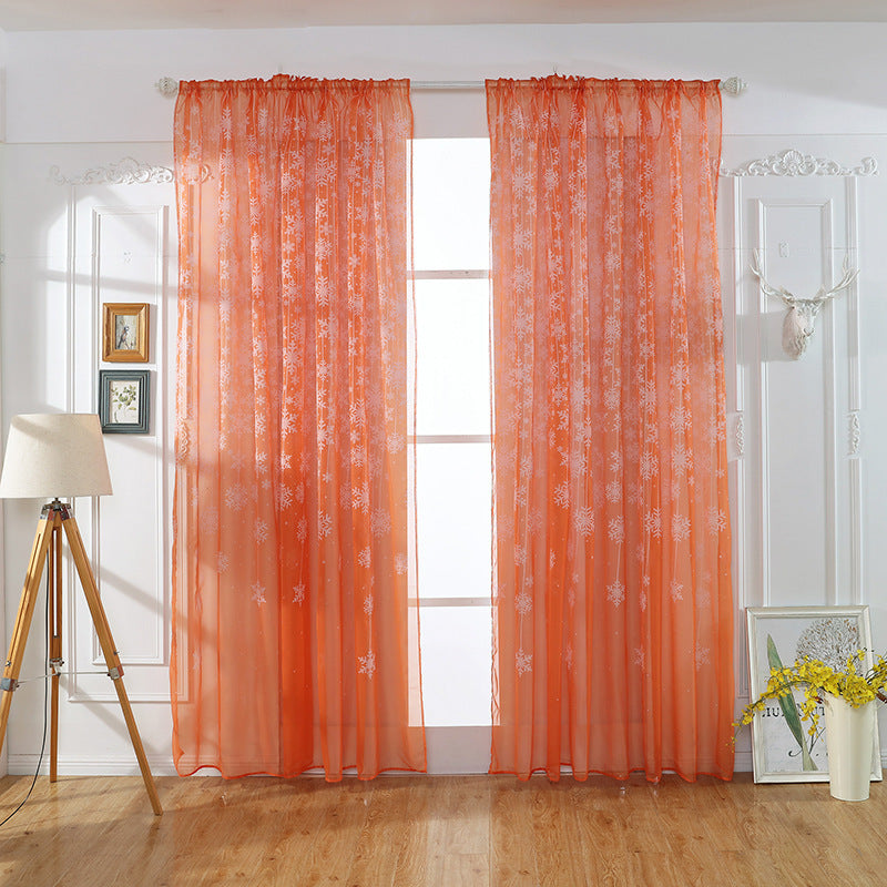 Snowflake Transparent Printing Ebay Amazon Finished Window Screen Zero