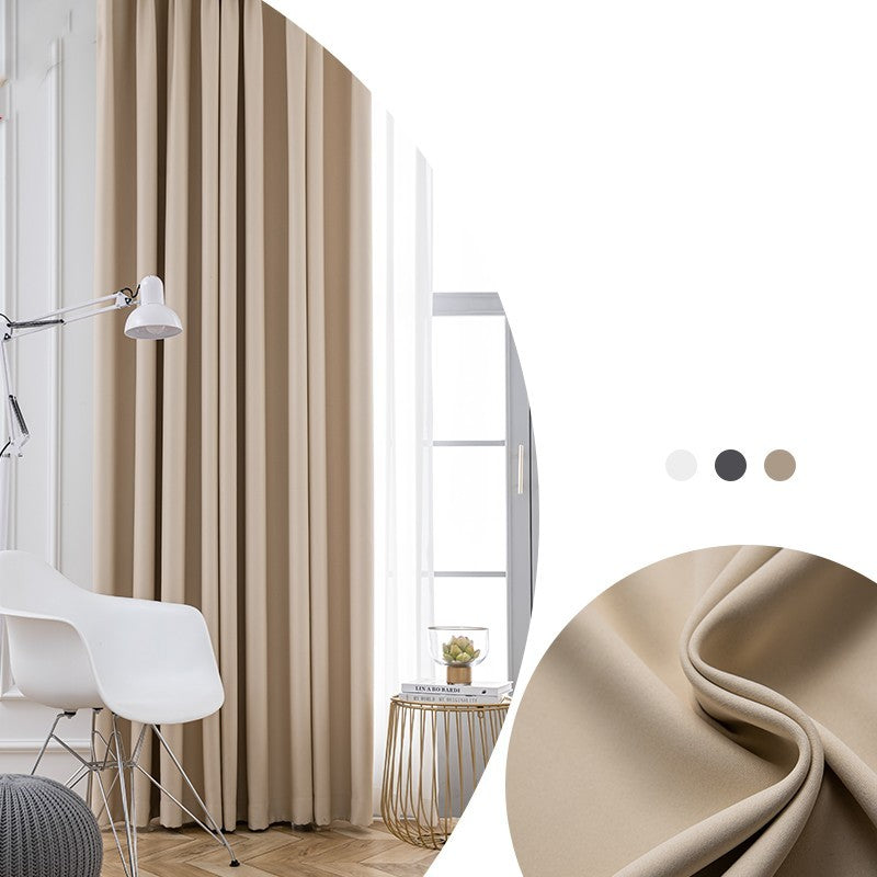 Full Shading Thickened Curtain Sunscreen Heat Insulation Anti UV Modern Simple