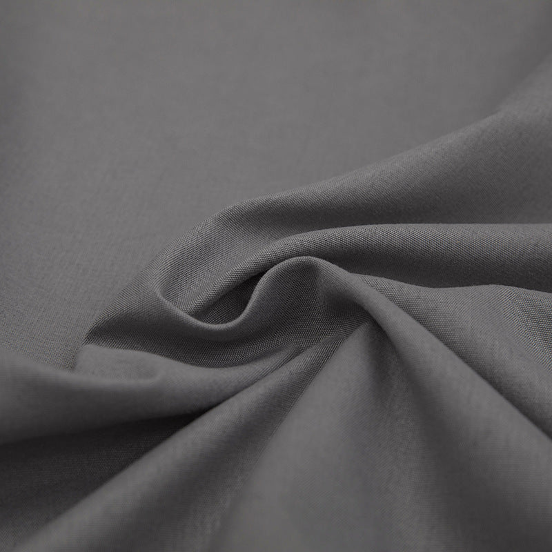 Bed Sheet Solid Color Skin-Friendly Cotton Bed Sheet Single-Piece School Dormitory Quilt Single Household Double Bed Sheet Pillowcase Three-Piece Set