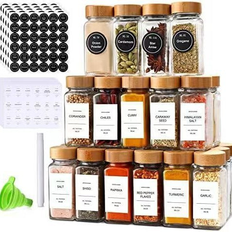 120ml Bamboo Wood Cover Spice Jar