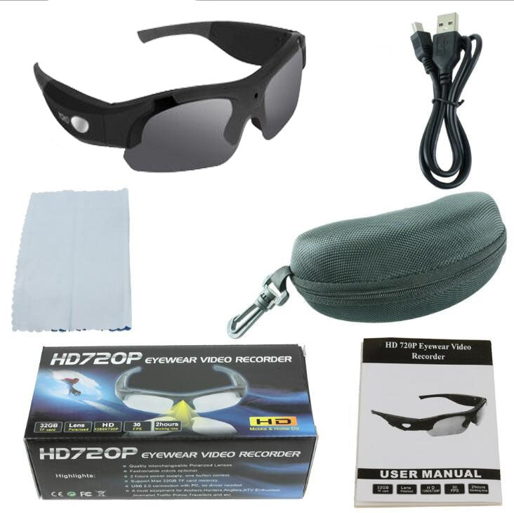 1080P Camera Sunglasses Polarized HD Video Recording Eyewear