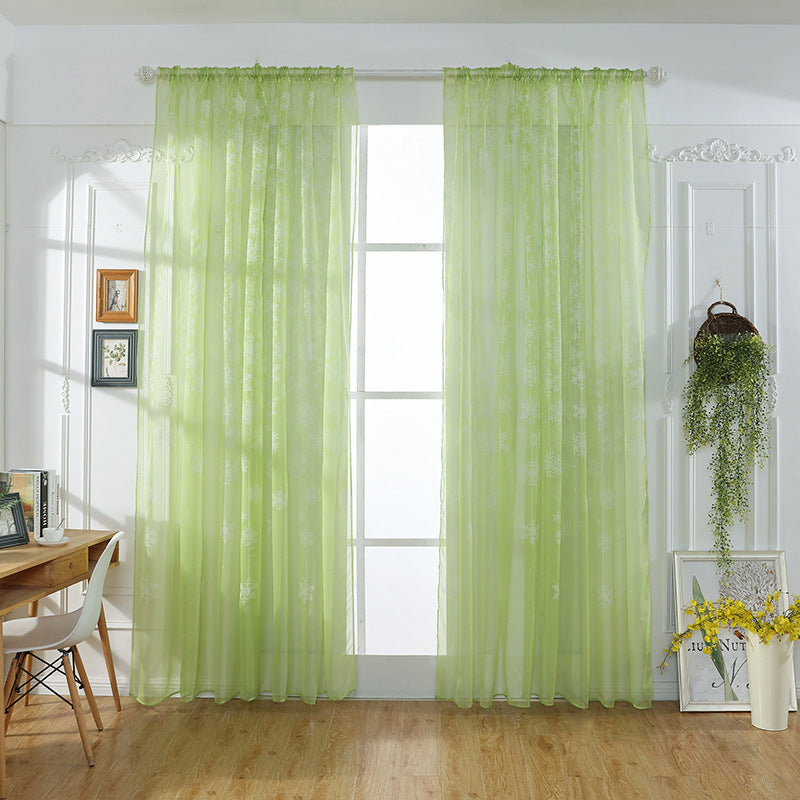 Snowflake Transparent Printing Ebay Amazon Finished Window Screen Zero