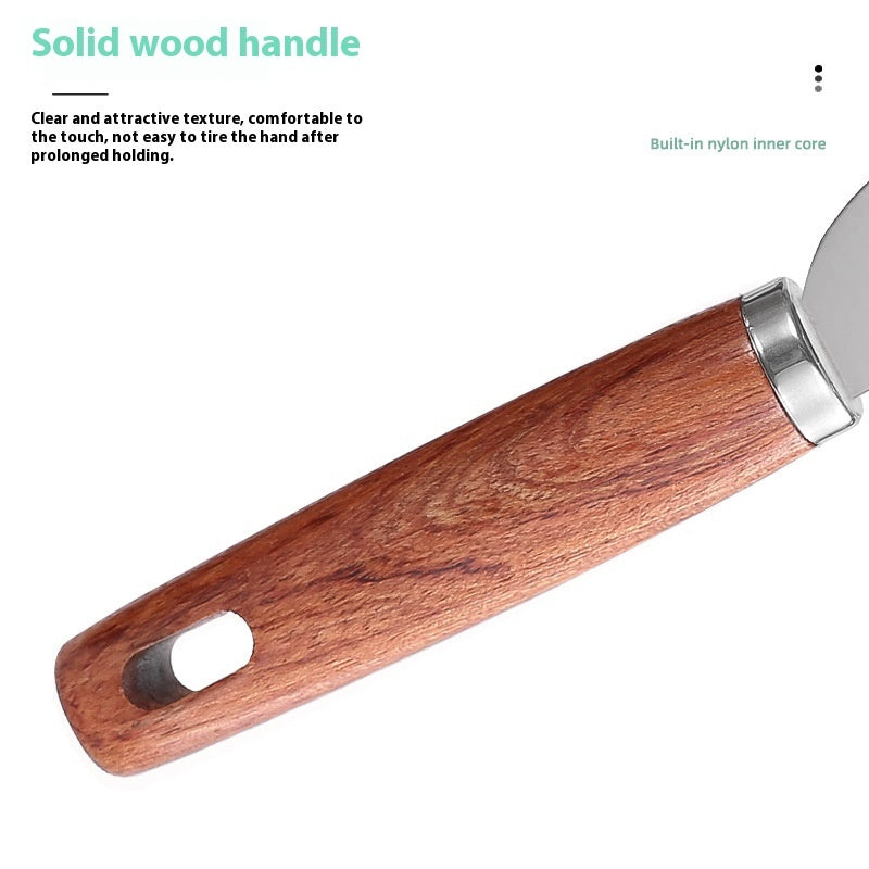 Kitchen Gadget Set Rosewood Bottle Opener Egg Beater Peeler Pizza Shovel Knife Corset Stainless Steel Suit