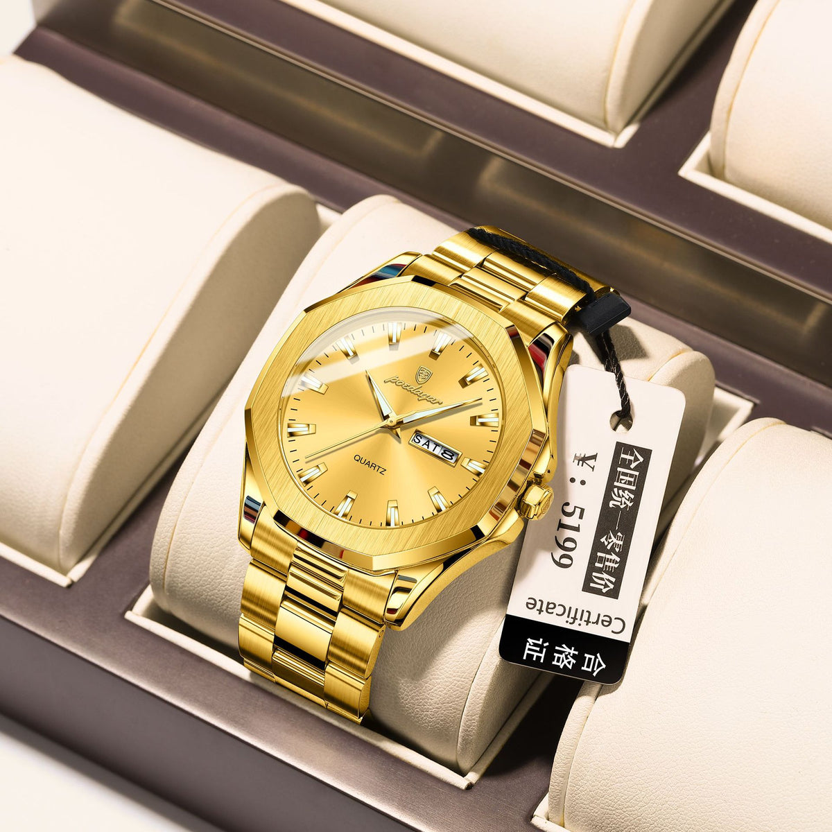 Men's Steel Strap Quartz Watch