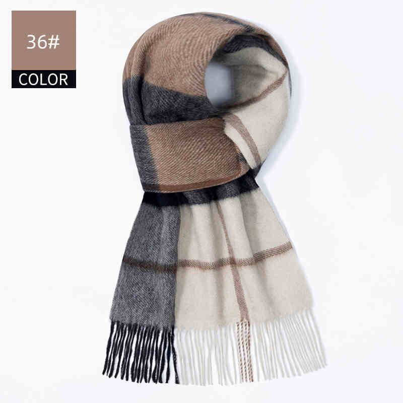 Winter New Men's Cashmere Scarf