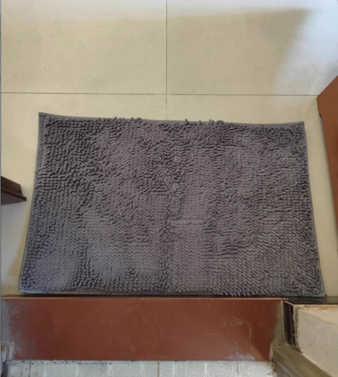 Chenille Absorbent Bathroom Non-slip Floor Mat