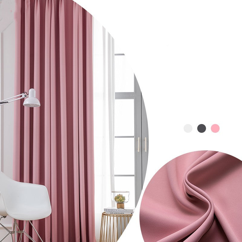 Full Shading Thickened Curtain Sunscreen Heat Insulation Anti UV Modern Simple
