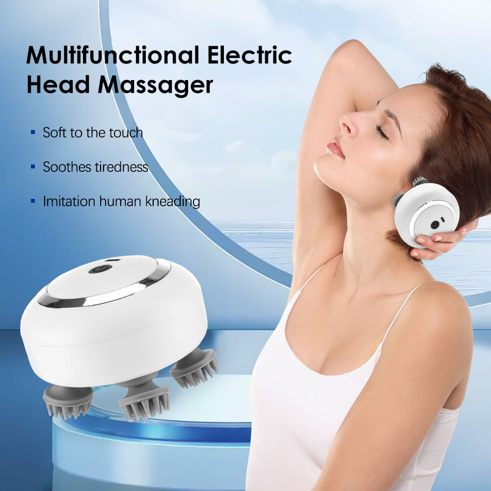 Rechargeable Models 3-speed Infrared Relaxation Scalp Head Massager