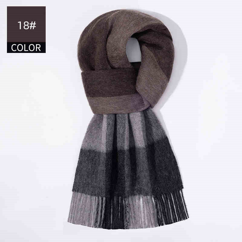 Winter New Men's Cashmere Scarf