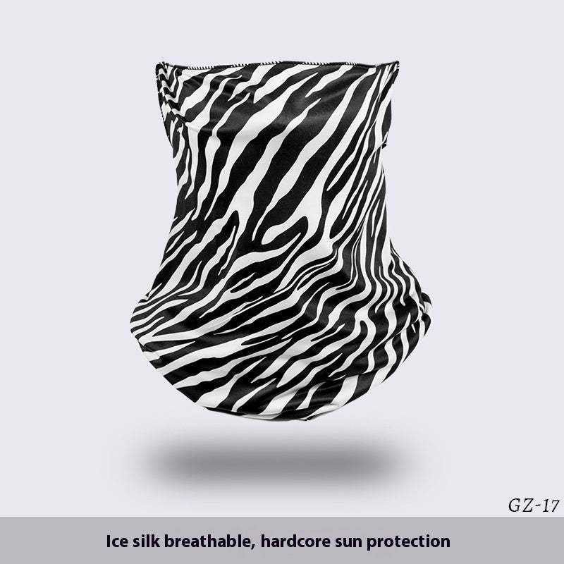 Ice Silk Ear-mounted Sun-proof Sports Breathable Scarf