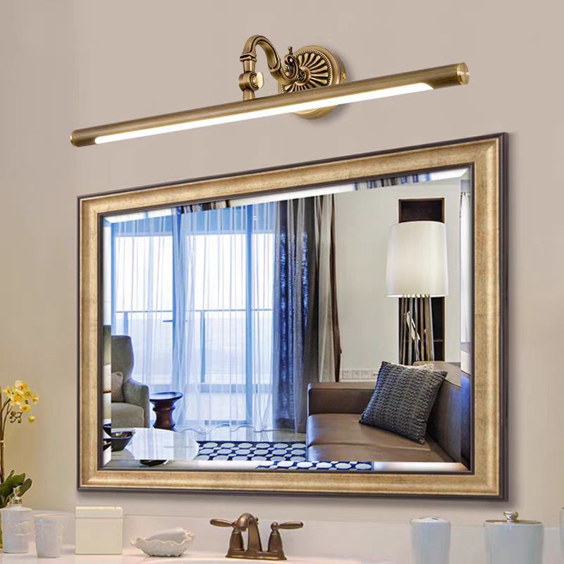 All Copper European Mirror Front Lamp Bathroom Bathroom