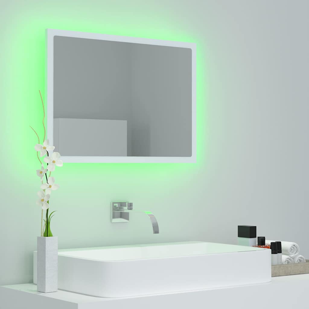 LED bathroom mirror 60x8, acrylic LED bathroom mirror 60x8, acrylic